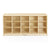 U32101 15 Bin Storage 24 in Birch Plywood Front