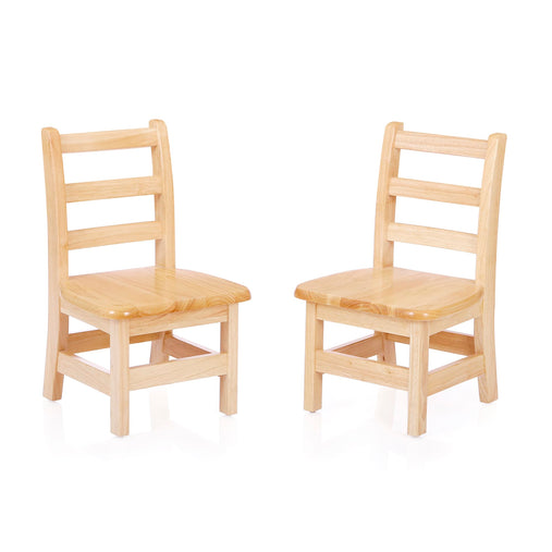 U61102 Solid Wood Ladder-back Chair 25.4 cm 2 Pack | 25 cm