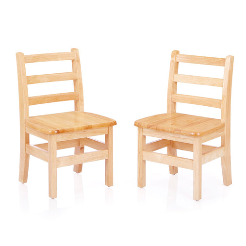 U61103 Solid Wood Ladder-back Chair 30.5 cm 2 Pack | 31 cm