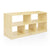 U42104 5-Compartment Storage Pass thru back 61 cm Brich Plywood