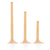U0030 Standard Plastic:Metal Table Legs 21%22-30%22 Set of 4 Extended