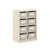 G80316 EdQ Essentials Cubby Bin Storage Organizer Natural Main-1 | Natural