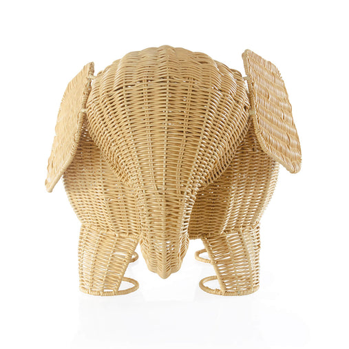 U6230  Elephant Wicker Basket Silo 3