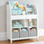 G27848 Martha Stewart Kids Book and Bin Browser with Bin White Env 1 | Creamy White