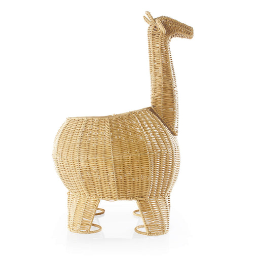 U6231  Giraffe Wicker Basket Silo 2