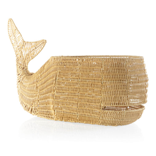 U6233  Whale Wicker Basket Silo 2