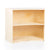 U42142 2-Shelf Right Curved Storage 30in Birch Plywood