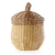 U6237  Acorn Wicker Basket Silo 1