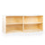 U42141 2-Shelf Left Curved Storage 30in Birch Plywood Group