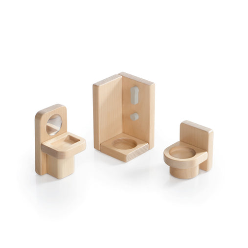 U3302  Multi-Level Classroom Dollhouse Furniture Set Silos Bathroom