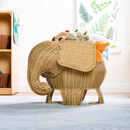 U6230  Elephant Wicker Basket Env 1