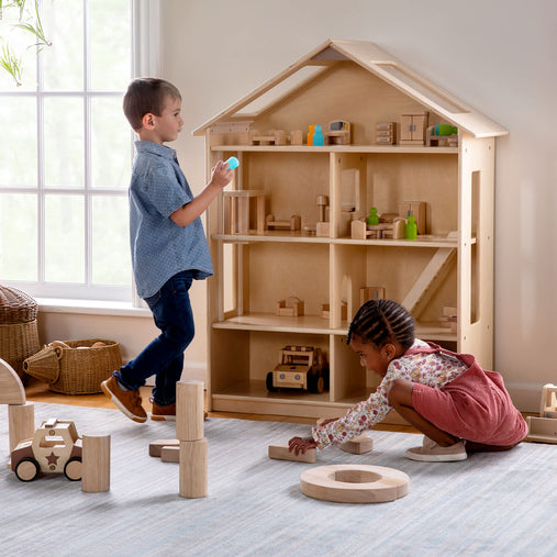 U3301  Multi-Level Classroom Dollhouse Lifestyle 1