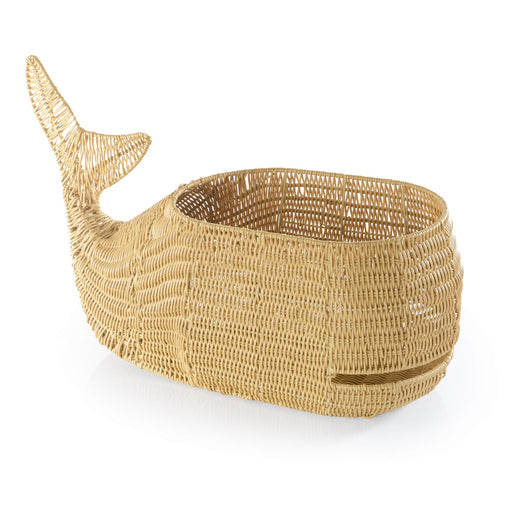 U6233  Whale Wicker Basket Silo 1