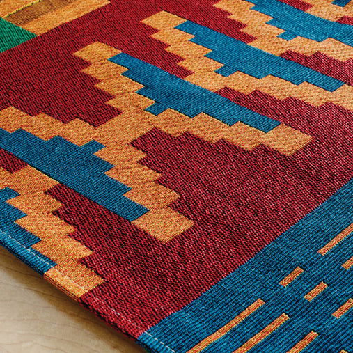 U7241  African Decorative Runner Texture Detail