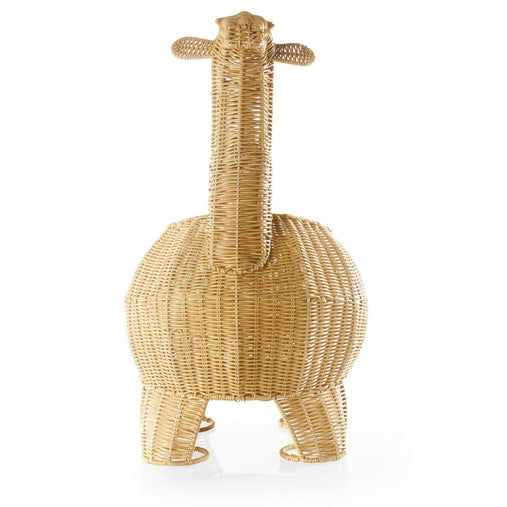 U6231  Giraffe Wicker Basket Silo 3