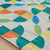 U7234  Abstract Petal Decorative Runner Texture Detail