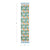 U7234  Abstract Petal Decorative Runner Dimensions
