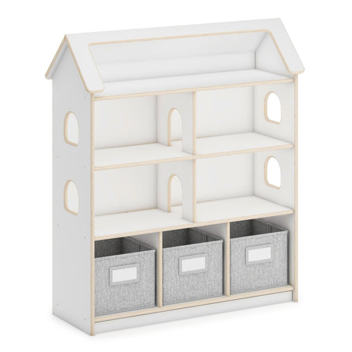 G80229 EdQ Dollhouse Bookcase White Main | White