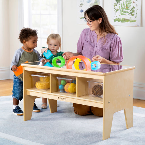 U3102  Discovery Station Mirrored Play Table Lifestyle 1