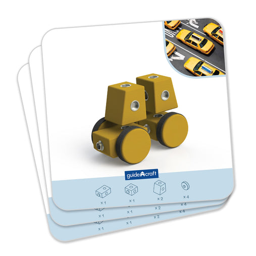 G2062  Snap Block Vehicle 32 pc Set Cards