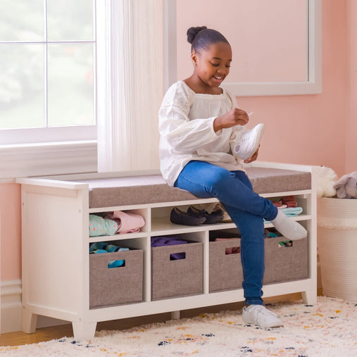 G76802 Martha Stewart Storage Bench_LifestyleCrop | Creamy White