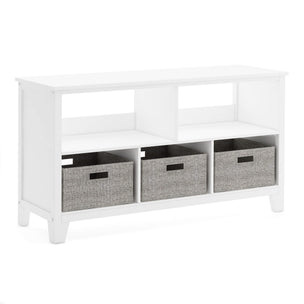 G76804 Martha Stewart Living and Learning Kids' Low Bookcase White Main | Linen White