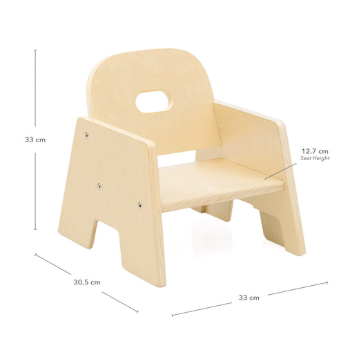U61106  Toddler Stacking Chair Set of 2 12.7cm dimensions