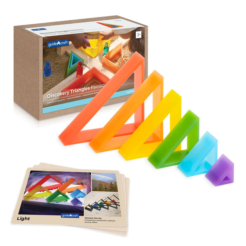 300620 Discovery Triangles Rainbow Main Image | Multicolor