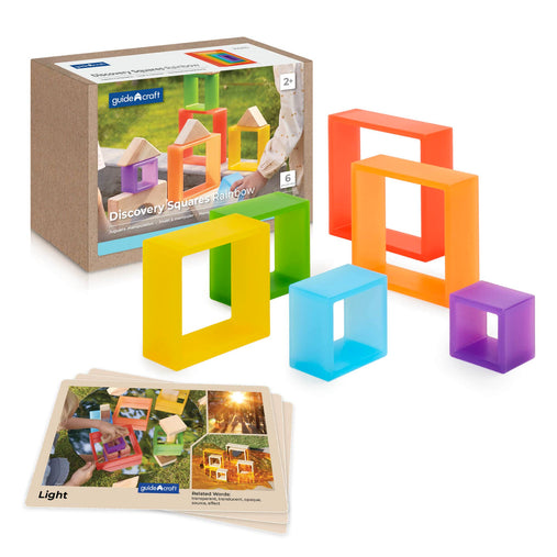 300615 Discovery Squares Rainbow Main Image | Multicolor