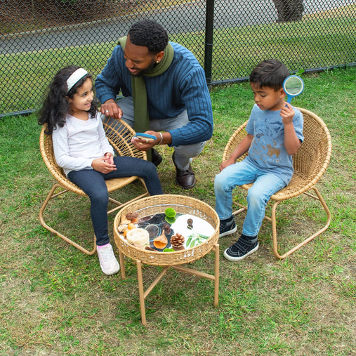 U6241 U6243 300601 300603 Wicker Table and Chairs Lifestyle 3773