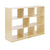 U42112 36in 8-Compartment Storage pass thru back Birch Plywood