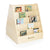 U22102 28in 5-Shelf Book Display 2-Sided Right Prop