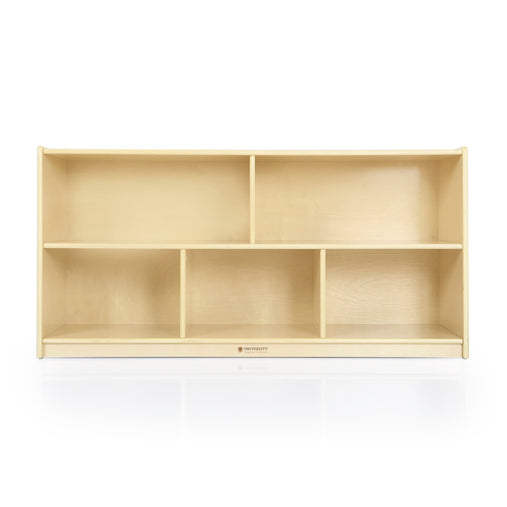 U42101 24in 5-Compartment Storage Birch Plywood Front