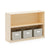 G80311 EdQ Essentials Two Shelf Open Storage 30in Natural Main-1 | Natural