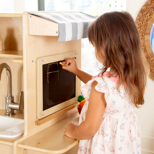 U6246 300384 3-in-1 Dramatic Play Center Lifestyle 2