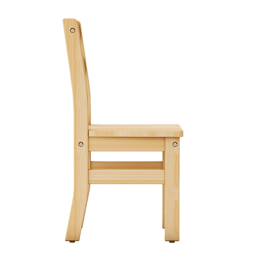 G80342 EdQ Hardwood Chair Set 12in Silo 2 Side