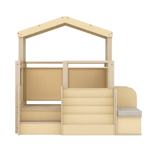 G97117 Cozy Corner Reading Loft Natural Silo 2 Front