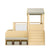 G97117 Cozy Corner Reading Loft Natural Silo 2 Side 2 R