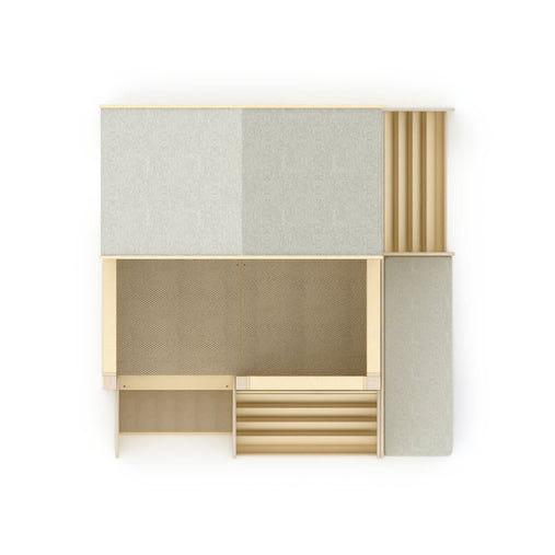 G97117 Cozy Corner Reading Loft Natural Silo 2 Top