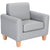 U2418 Sense of Place Vinyl Chair Gray Quarter