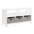 G76804 Martha Stewart Living and Learning Kids' Low Bookcase White Main | Linen White
