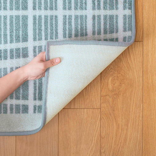 SOP9967 Carpet Runner Blue Folded