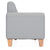 U2417 Sense of Place Vinyl Couch Gray Side