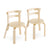 G82040 Nordic Chairs Set of 2 Natural Silo 1 | Natural