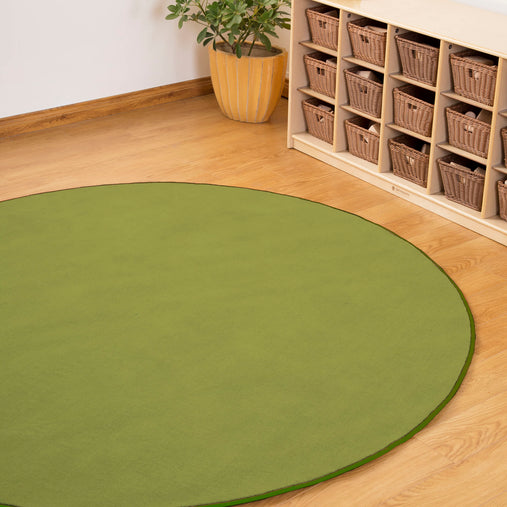 SOP9981 Sense of Place Circle Carpet Dark Green 1.83 x 1.83 mEnvironment