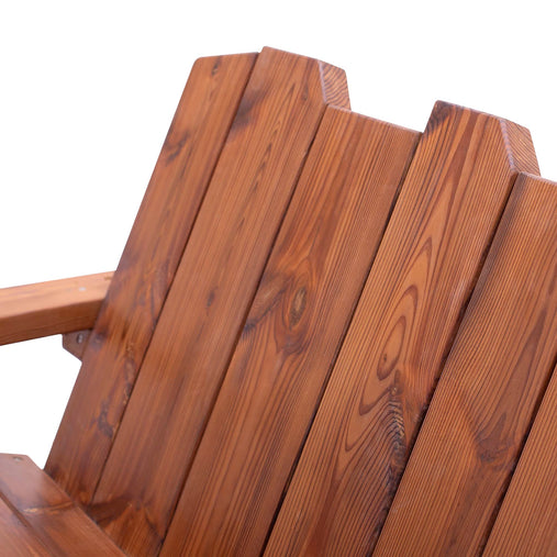 U3203 Nature to Play Double Adirondack Chair Back Detail