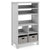 G76905 Martha Stewart Living and Learning Kids' Tall Bookcase Gray Quarter | Gray