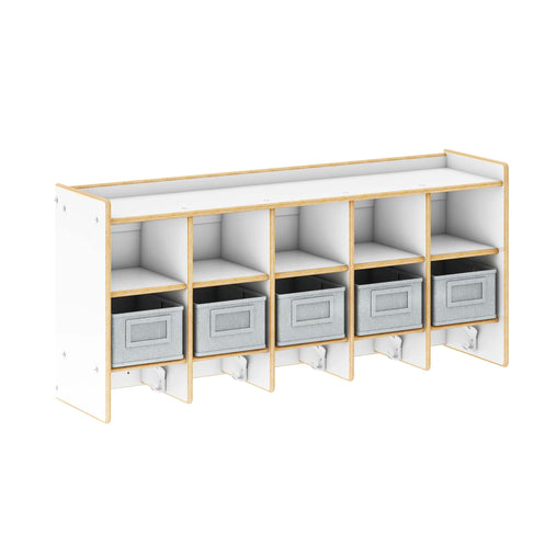 G80420 EdQ 10-Section Wall Mounted Locker White Silo 1 Main | White