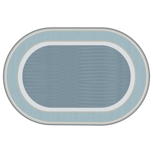 SOP9965 Oval Carpet Blue Main