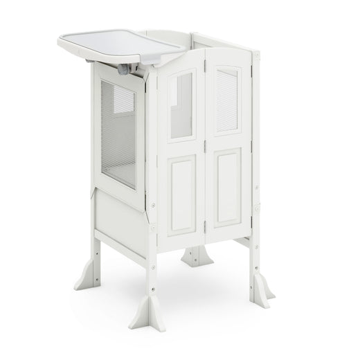G97554 Martha Stewart Kitchen Helper and Tray Bundle White Main | Linen White